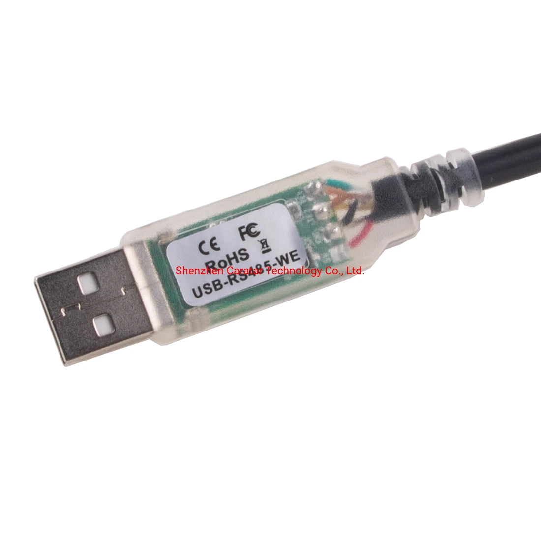 FTDI FT232rl USB para RJ45 8p8c RS485 Cabo de série com Estojo transparente para dispositivos industriais de consola