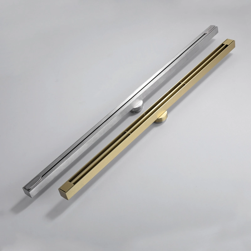 304 Stainless Steel Long Shower Brass Linear Floor Drain