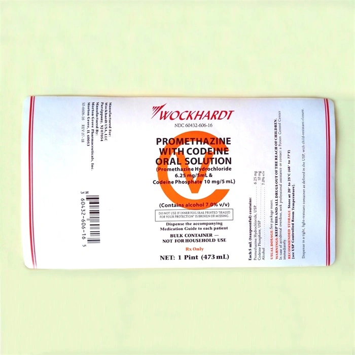 Wockhardt Oral Solution Sticker Labels.