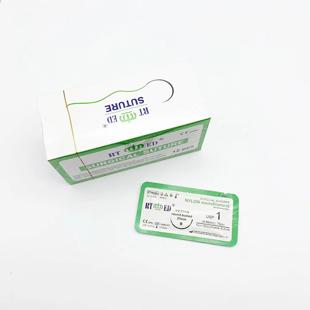 Desechables de nylon de alta calidad médica Non-Absorbable sutura quirúrgica