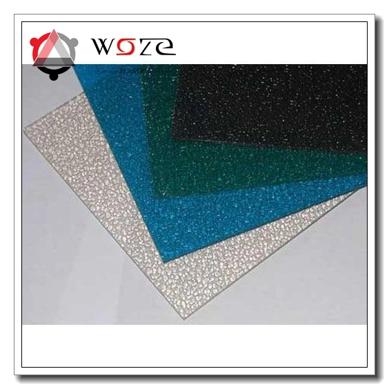 Customized Heat Resistant Polycarbonate Embossed Sheet for Window Decoration Materials