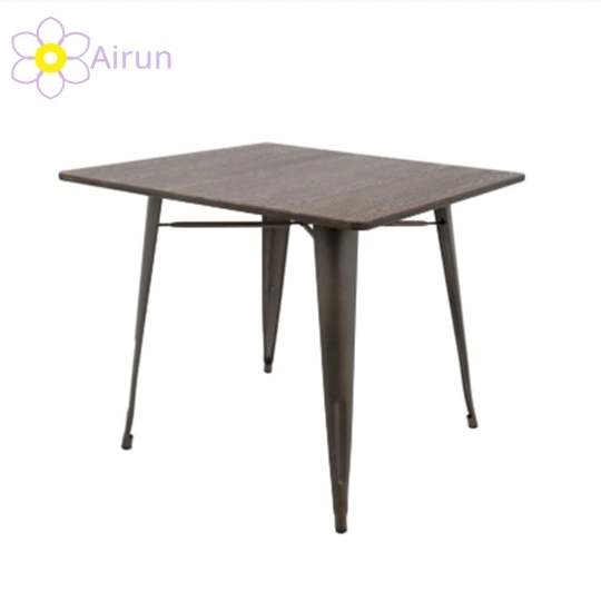 Wholesale/Supplier Dining Room Used Restaurant Vintage Industrial Metal Frame Dining Used Tables and Chairs for Restaurant