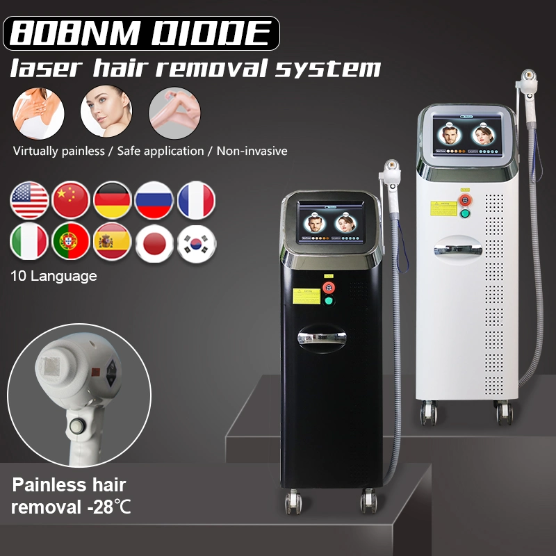 Hot Selling 1600W High Power Diode Laser Hair Removal Machine Ice Titanium Laser Beauty Equipment