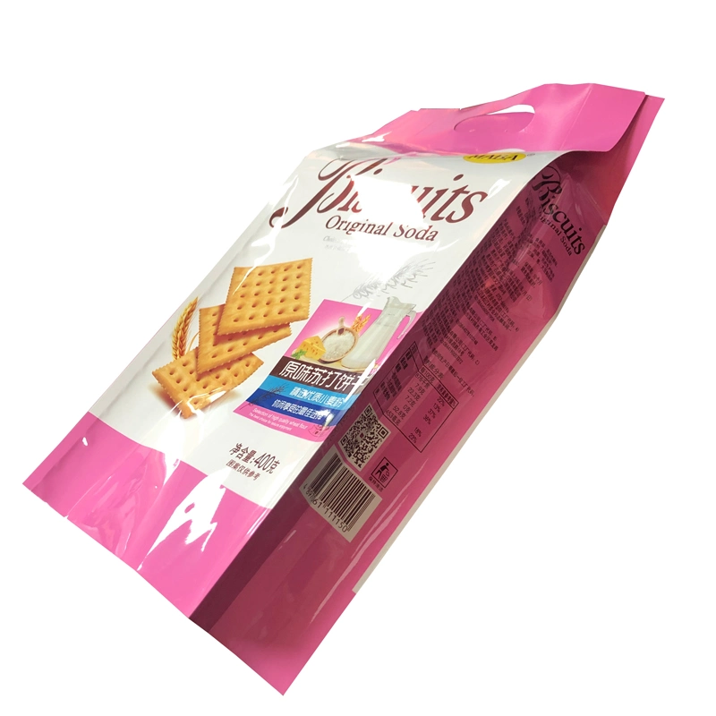 Quite Attractive Custom Printed Snack Packaging with Side Gusset for Cookie Candy Grain