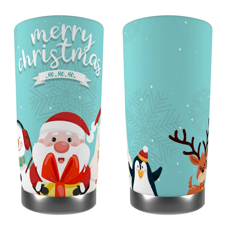 Personalized 20oz 30oz Double Wall Vacuum Insulated Tumblers Coffee Travel Mug for Christmas