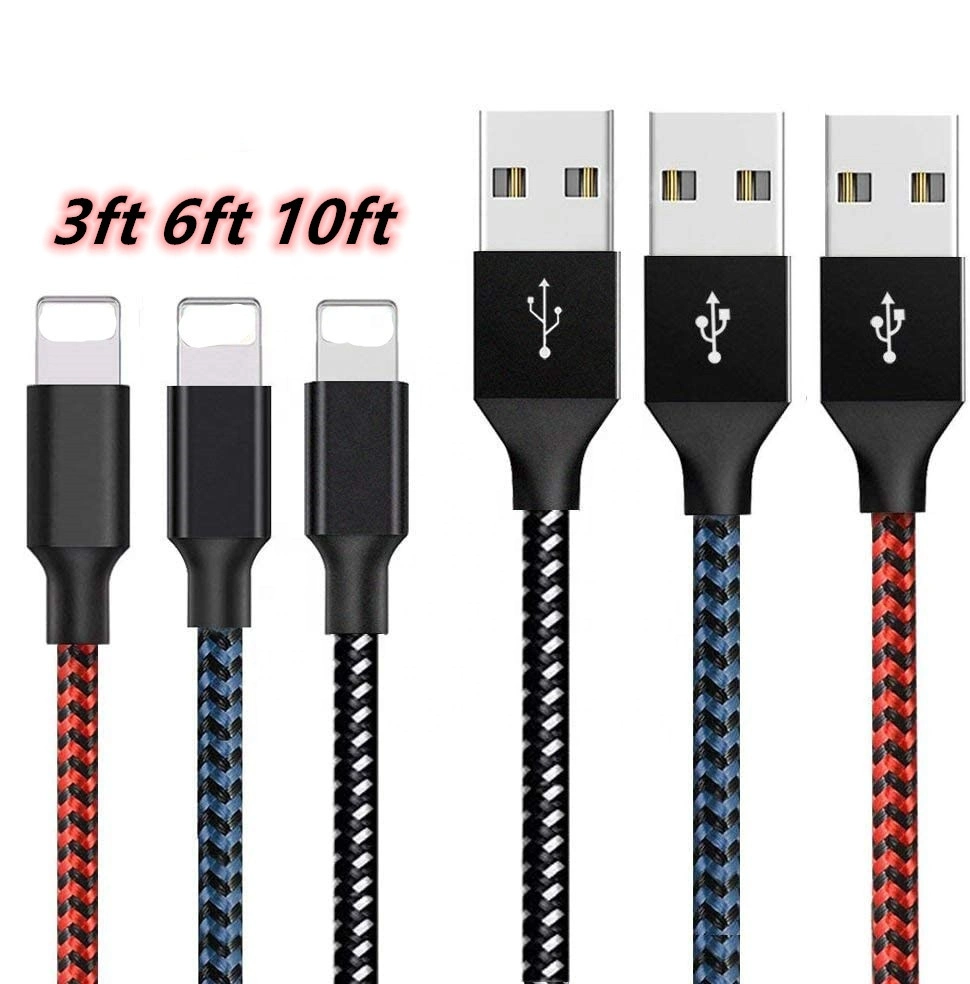 Factory Nylon Braided Lightning 2.0 Cell Phone Accessories