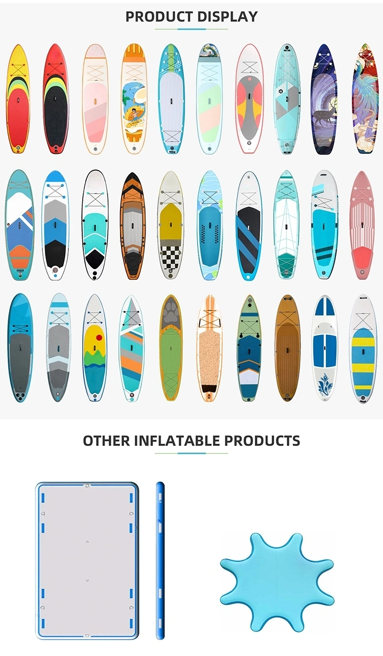 Custom Stand Up Paddle Surf gonflable jeu de carte