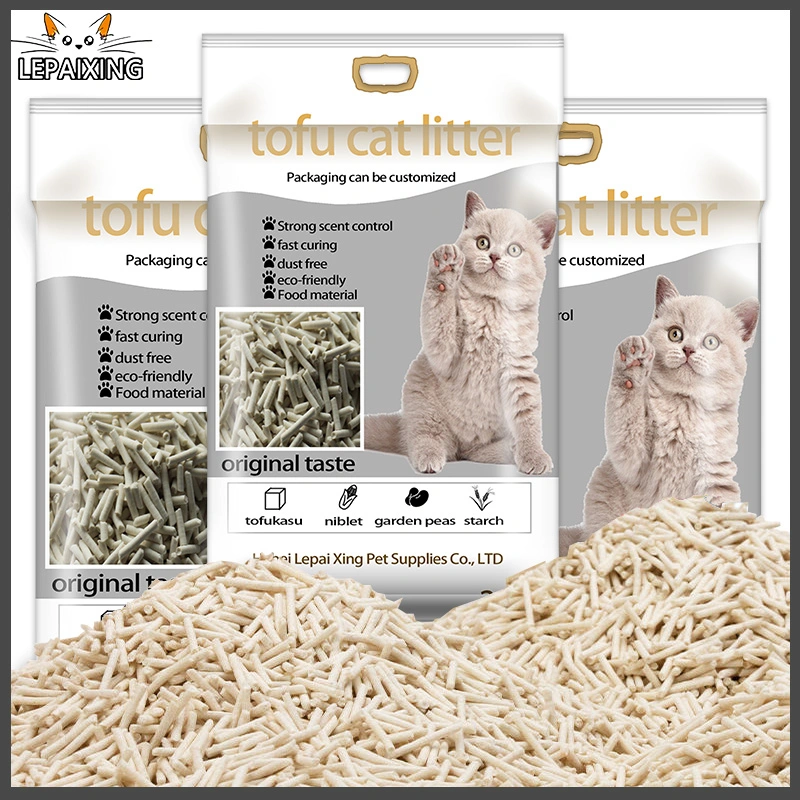 Tofu Cat Litter New Product Original Flavor for Cats 50% Pea Fiber