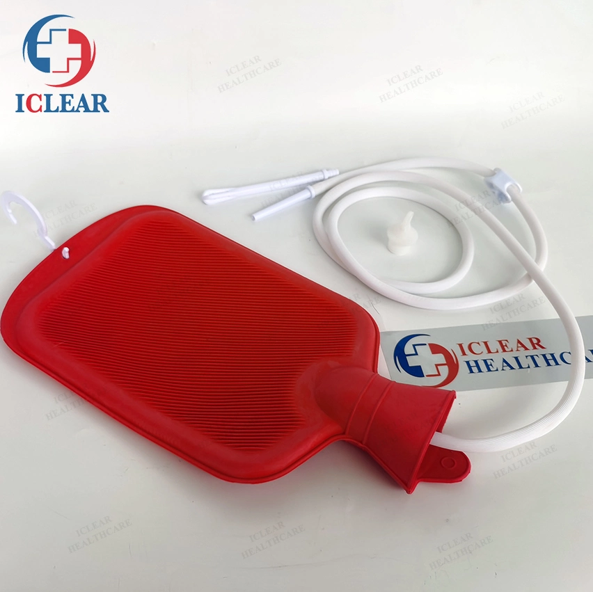 2000ml Adult Silicone Enema Set Enema Bag