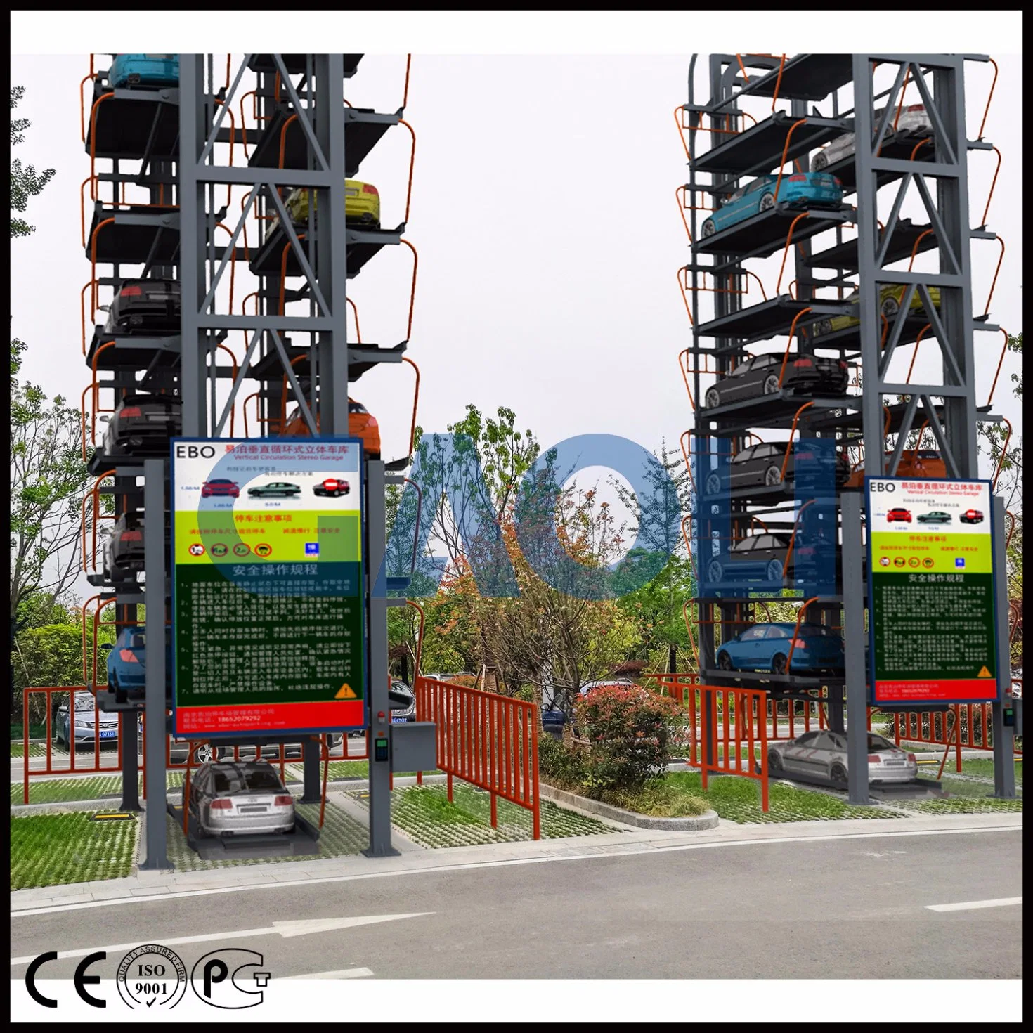 Schnelles Automatisches Intelligentes Rotary Parking System