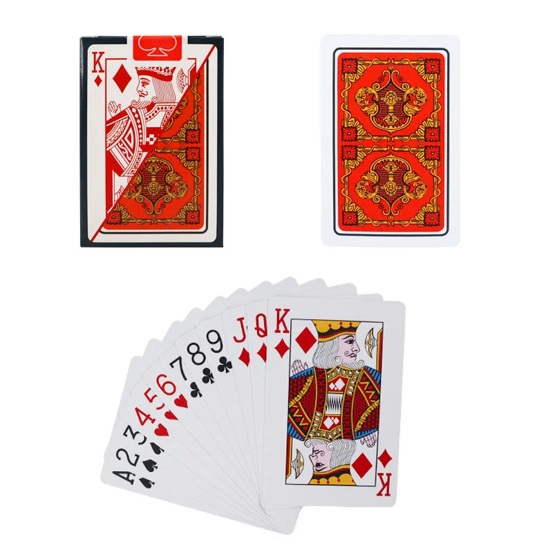 Factory Price Wholesale Promotional Customized Adult Shiny Paper Playing Cards for Funning