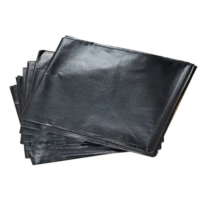 Non tissés jetables de feuille plat noir de la beauté des couvre-lits équipés de feuilles de table de massage SPA