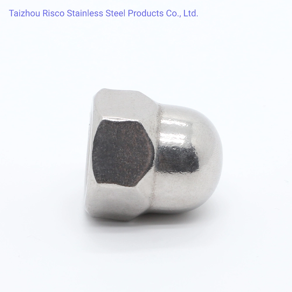 A2-70 A4-70/80 SS304/316 Chinese Manufacturer Fastener Cap Nut