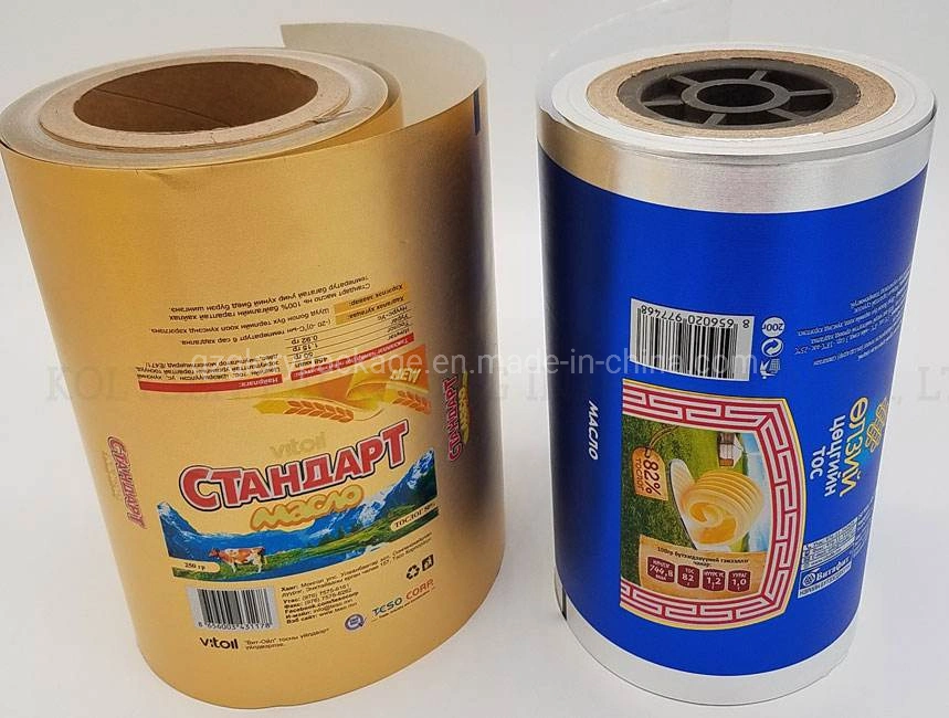 Butter Margarine Pckaging Aluminium Foil Paper Laminated Paper