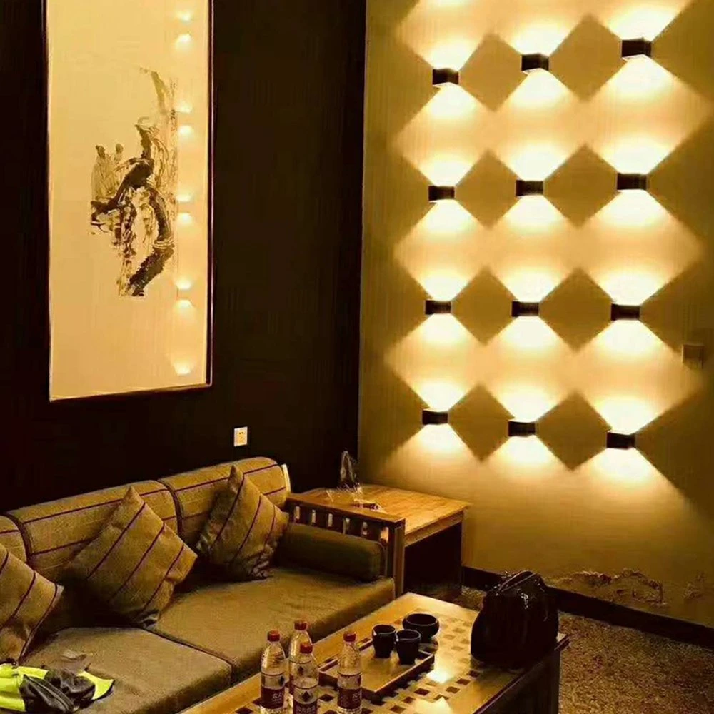 7 Watt IP44 LED Decorative Box Wall Lights Indoor Squared