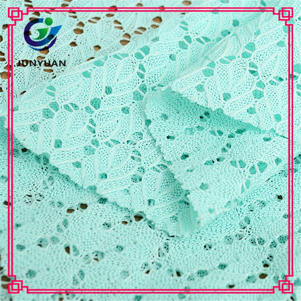 New Design Spandex and Polyester Elastic Lace Fabric