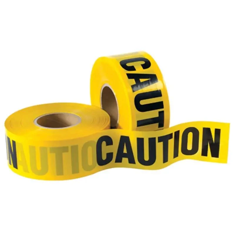 PE Magnetic High Soft Film Caution Printed Non Adhesive Warning Tape