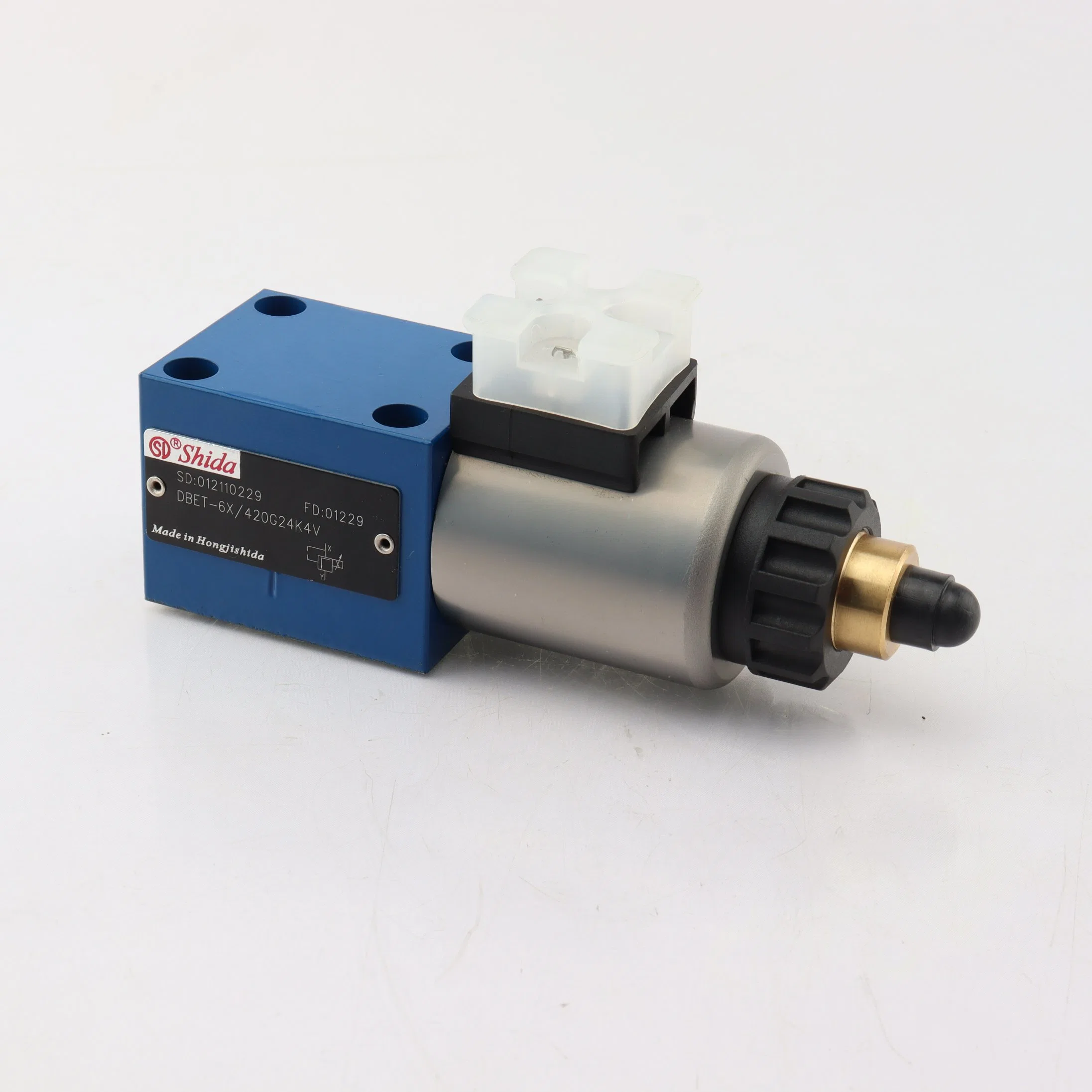 Dbet-6X Proportional Relief Valve (Integratedelectronics(OBE) with type DBETE: Little manufacturing tolerance ofthe command value pressure characteristic curve)