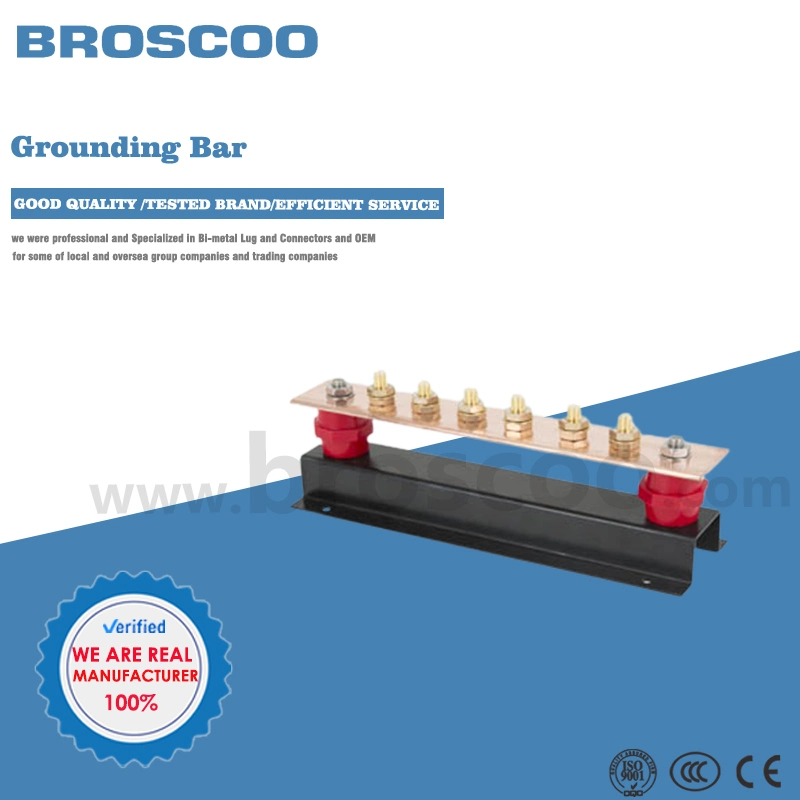 Electric Power Transmission Copper Ground 630A Earth Bus Bar