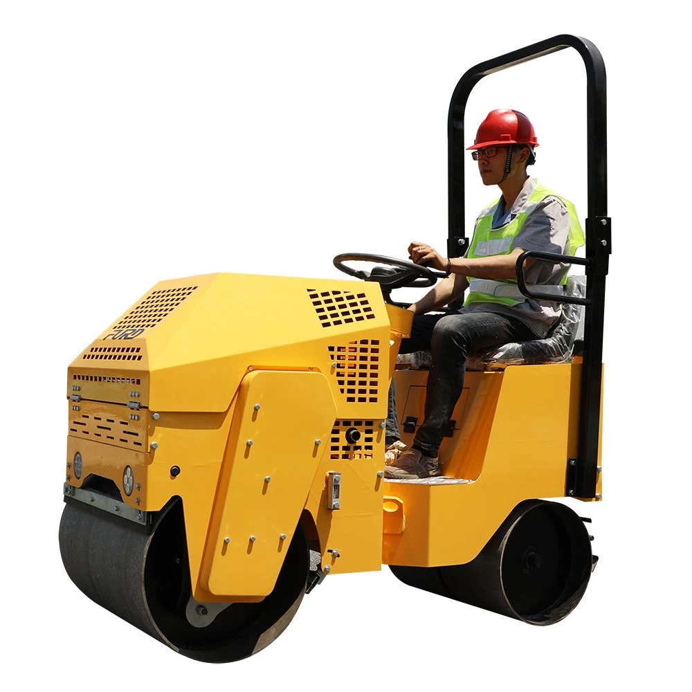 0.8 Ton Compactor Manual Double Drum Vibratory Road Roller for Asphalt Compaction