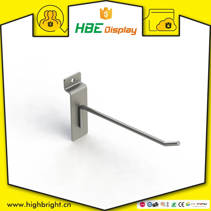 Wholesale/Supplier Custom Metal Single Chrome Slatwall Board Display Hook