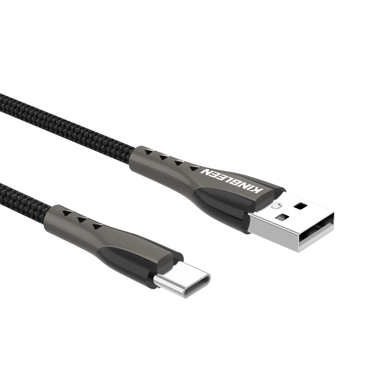 15W Adaptador de cargador de protección de flexión de nylon resistente cable de carga USB del teléfono móvil tipo C cable de datos