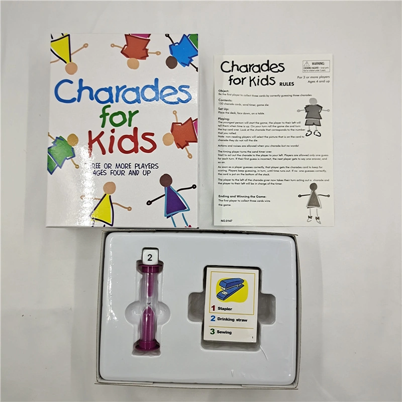 Children Charade Game Kids Word Guess Game