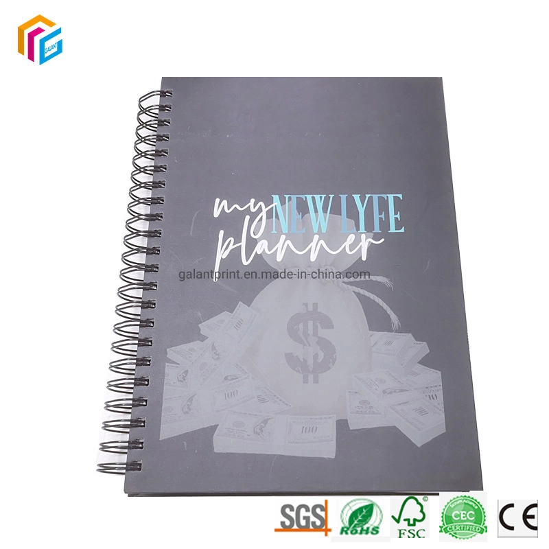 Custom Planner Printing Spiral Financial Planner Supplies Weekly Budget Planner Notebook