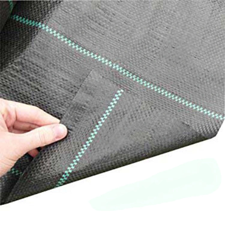 Black Plastic Woven Breathable Agricultural Weed Control Mat