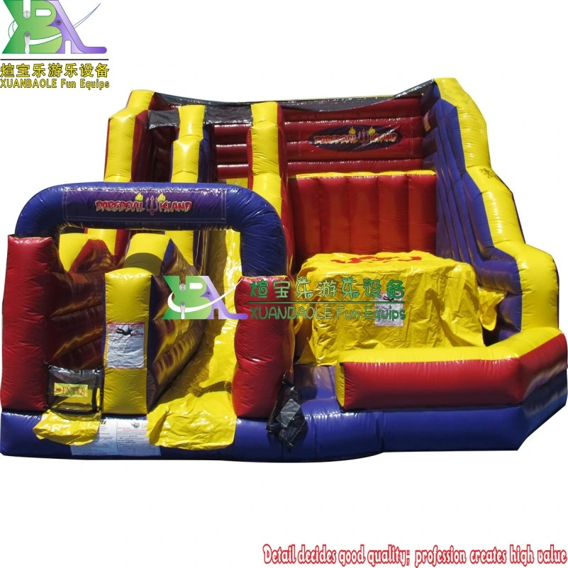 Rocky Rapids Inflatable Leap of Faith la mort La mousse Pit monde Stunt Air Bag falaise gonflable Jump pour des locations