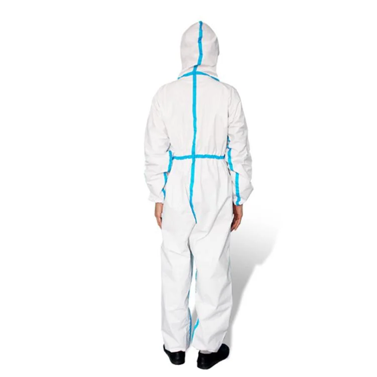 Disposable Coverall Painting Clothes Full Body Protective Isolation Coveralls