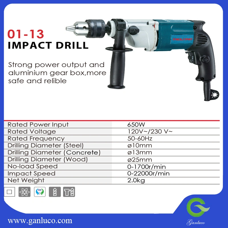 Electric Power Drill 720W 10/13/25mm Impact Drill ID13