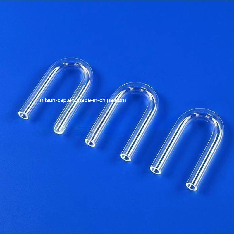 U Shape Quartz Tube Used to Assemble Disposable Immersion Rapid Thermocouple