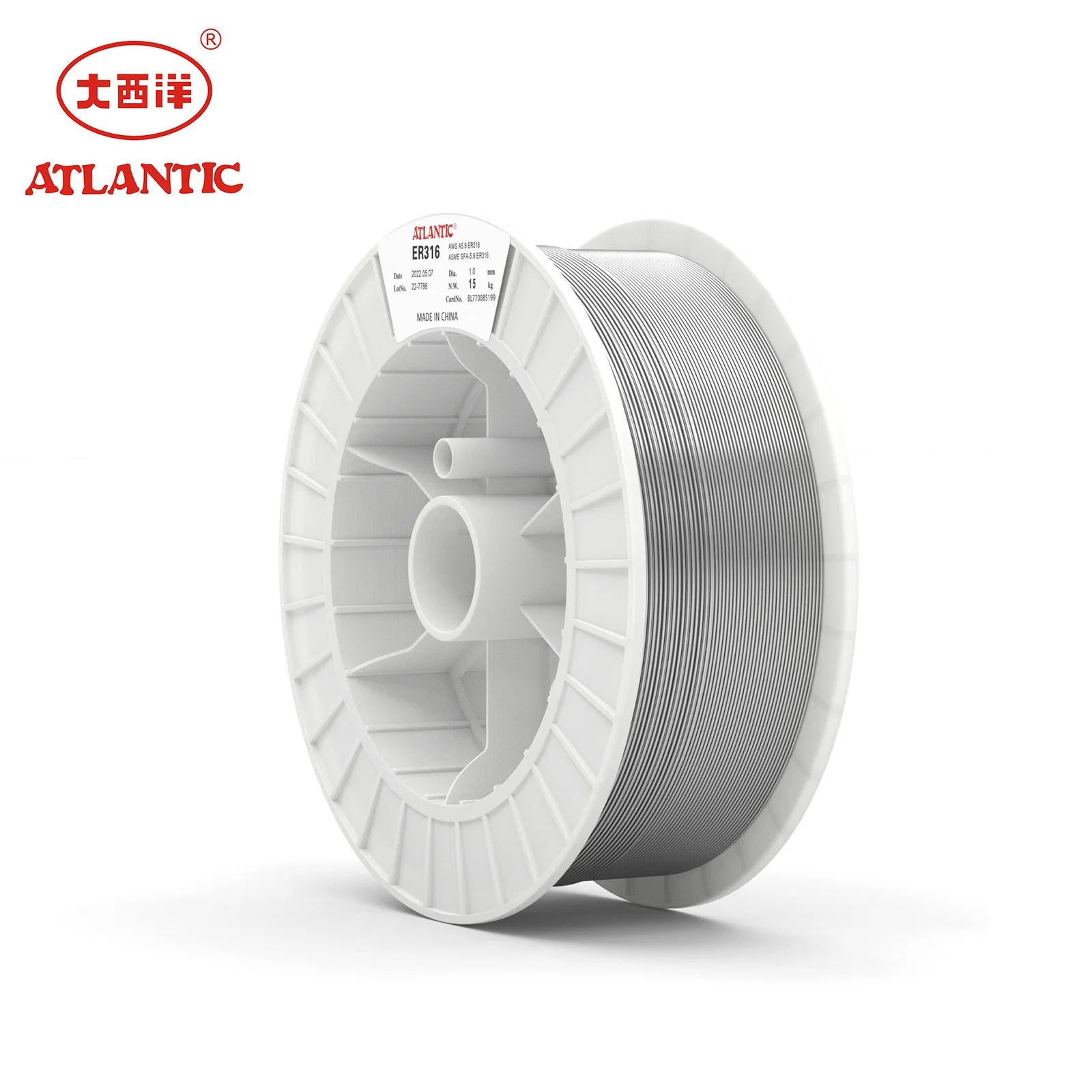 Atlantic Factory Direct Stainless Steel Welding Wire 1.6mm 2.4mm 3.2mm Aws Er316