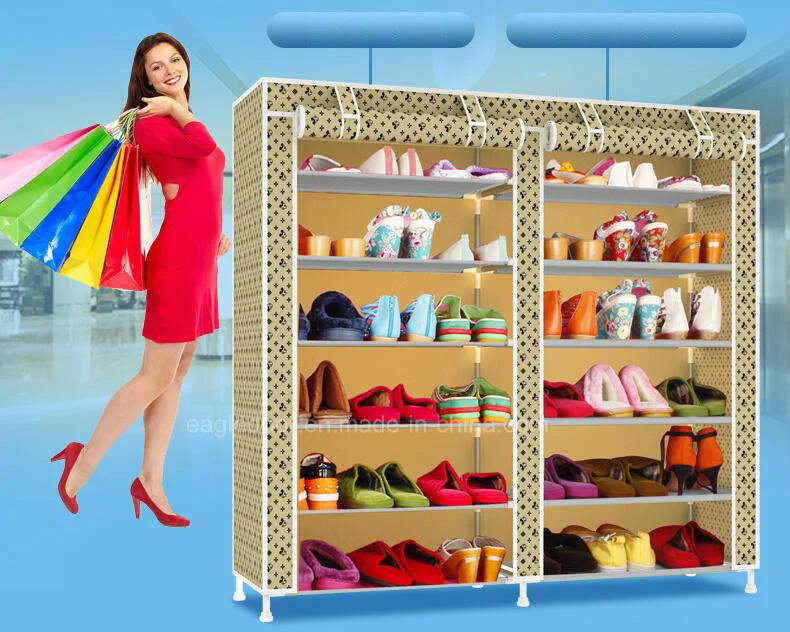 Shoe Cabinet Shoes Racks Storage Large Capacity Home Furniture DIY Simple Portable Shoe Rack (FS-11A) 2018