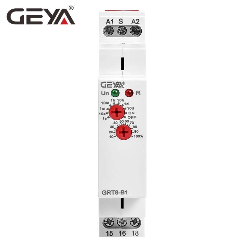 Temporisateur de mise sous tension du relais réglable 230 V Geya 12 V CC