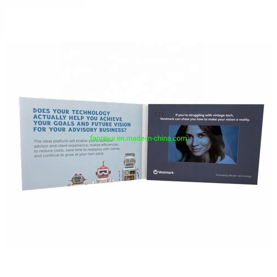 Personalised 5inch LCD Video Invitation Card for Beauty and Health Industry