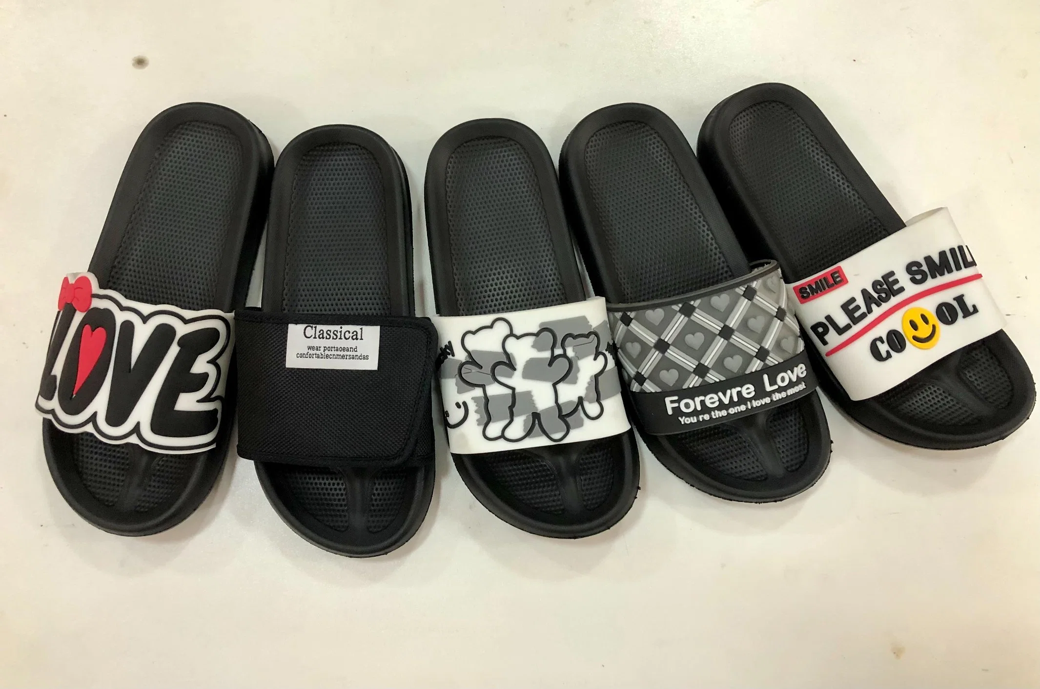 EVA Männer Slipper bunte Schuhe PVC Sohle