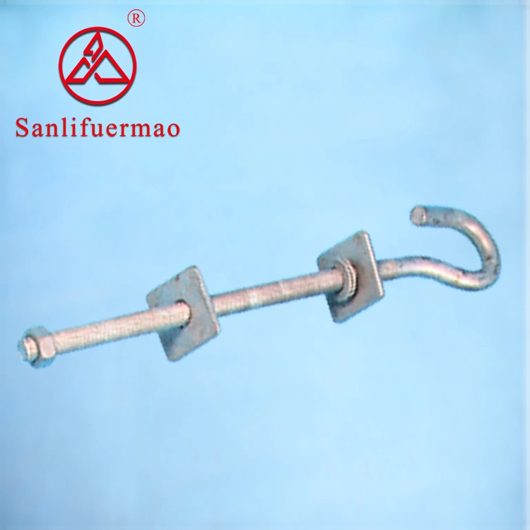 Pig Tail Bolt Hot DIP Galvanized Forging Power Fitting