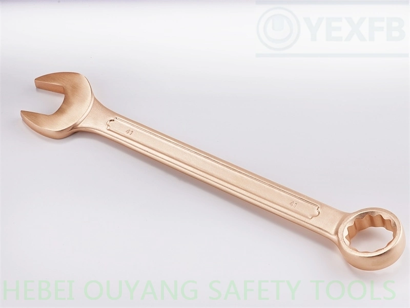 Oil Gas Safety Hand Tools Non-Sparking Spanner/Wrench, Combination, 41mm, Atex