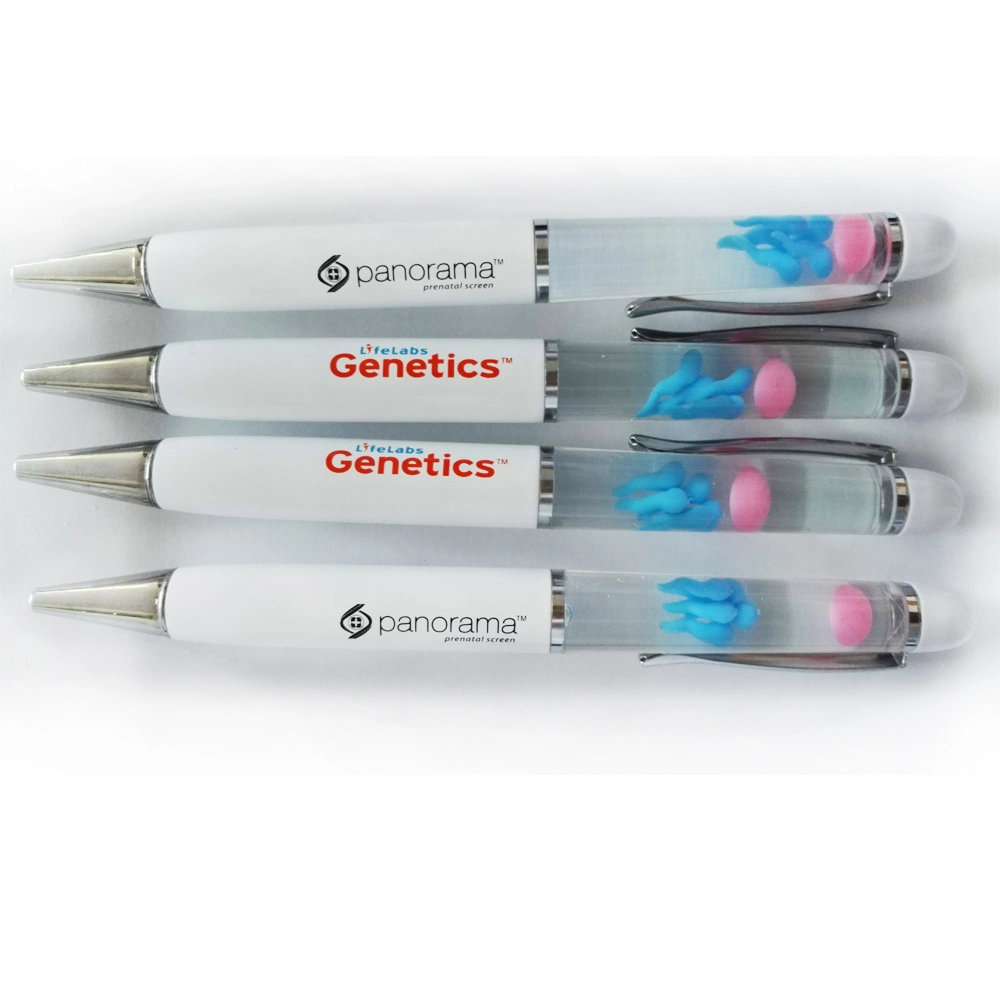 3D Sperm и Egg Floater Ballpoint Pens для промоакции Подарочные