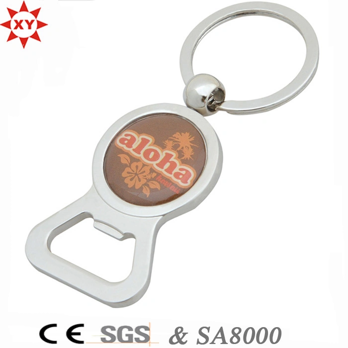 Custom New Promotion Beer Opener Keychain with Printing Logo