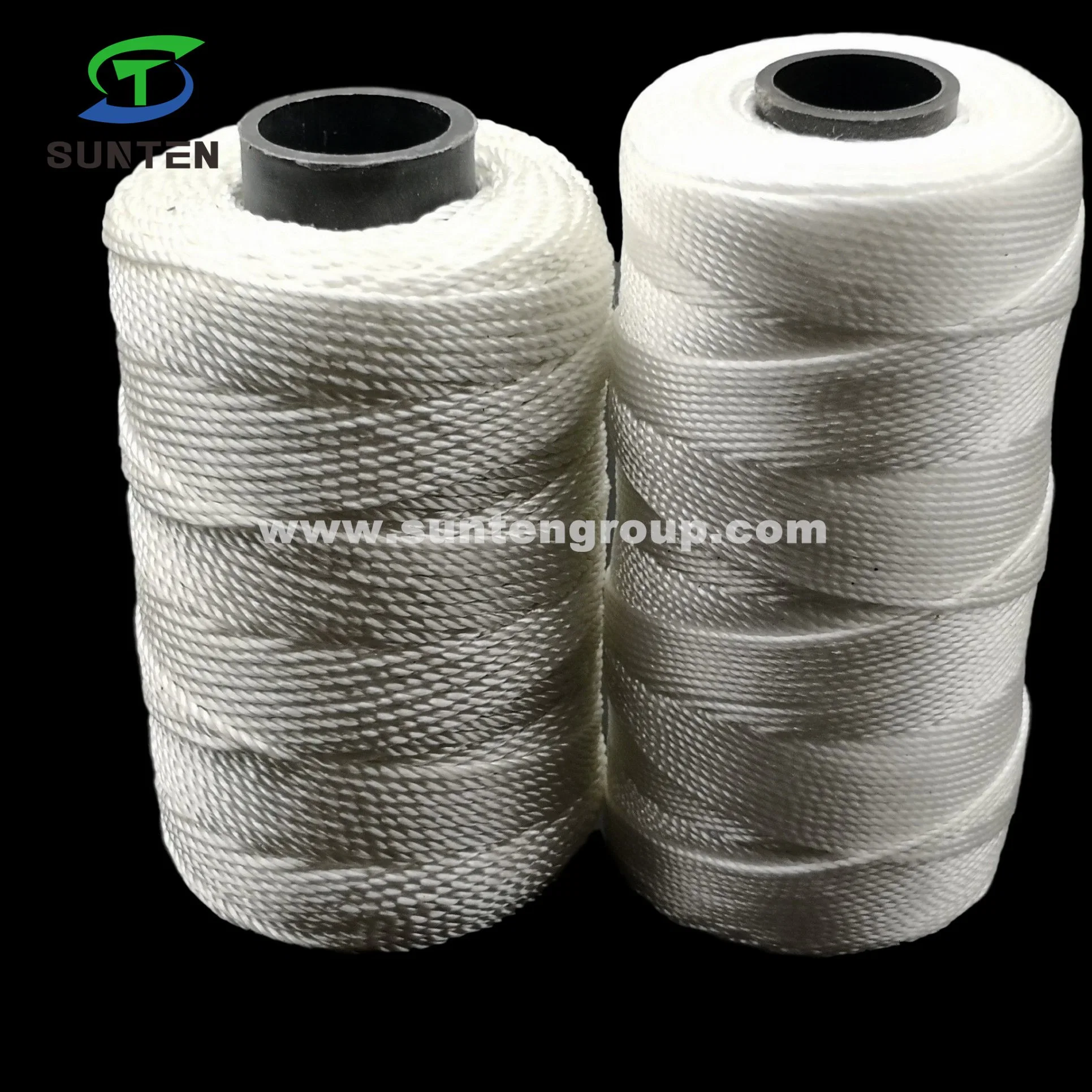 Corde multifilament torsadée en plastique/plastique tressé/presse à balles/ficelle de pêche/fil d'emballage en PE/PP/polyester/nylon à haute ténacité (210D/380D) par tiroir/rabatteur/bobine/tige