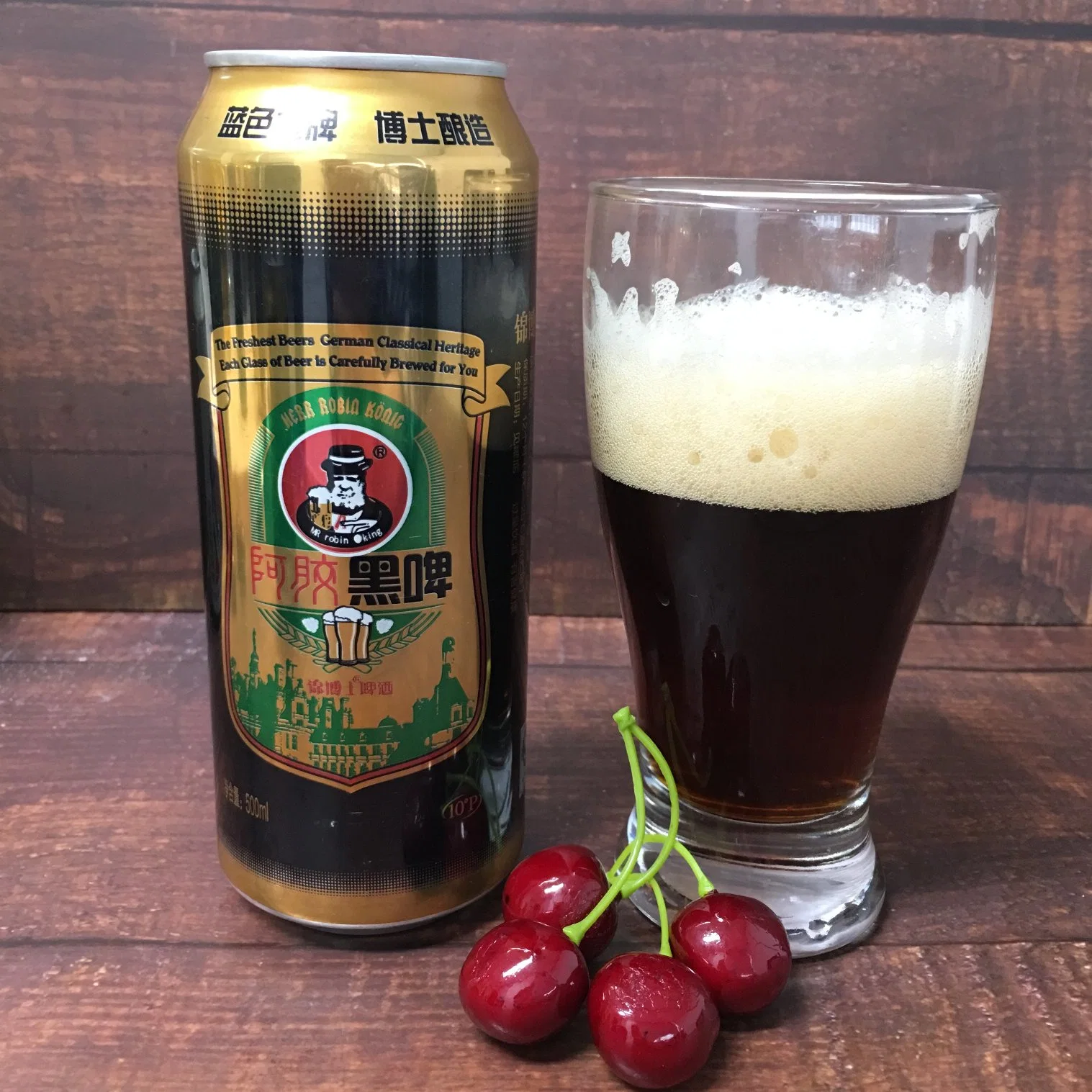 Jinboshi cerveza negra stout 330ml para la exportación