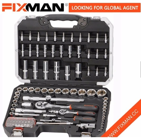 Professional Craft 106-PCS 1/2" & 1/4" Socket Set Hand Tool Set