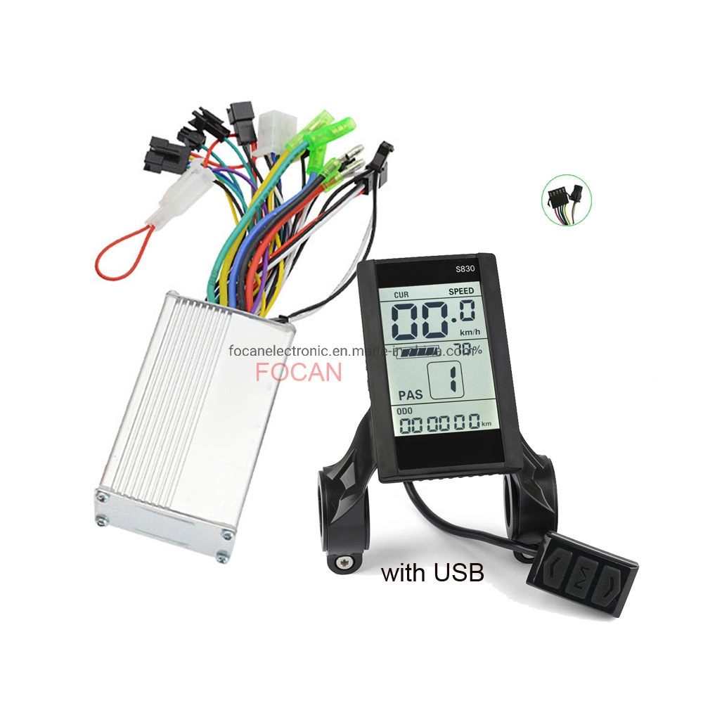 Intelligence Lithium Battery 250W 36V Brushless DC Motor Controller with LCD Display