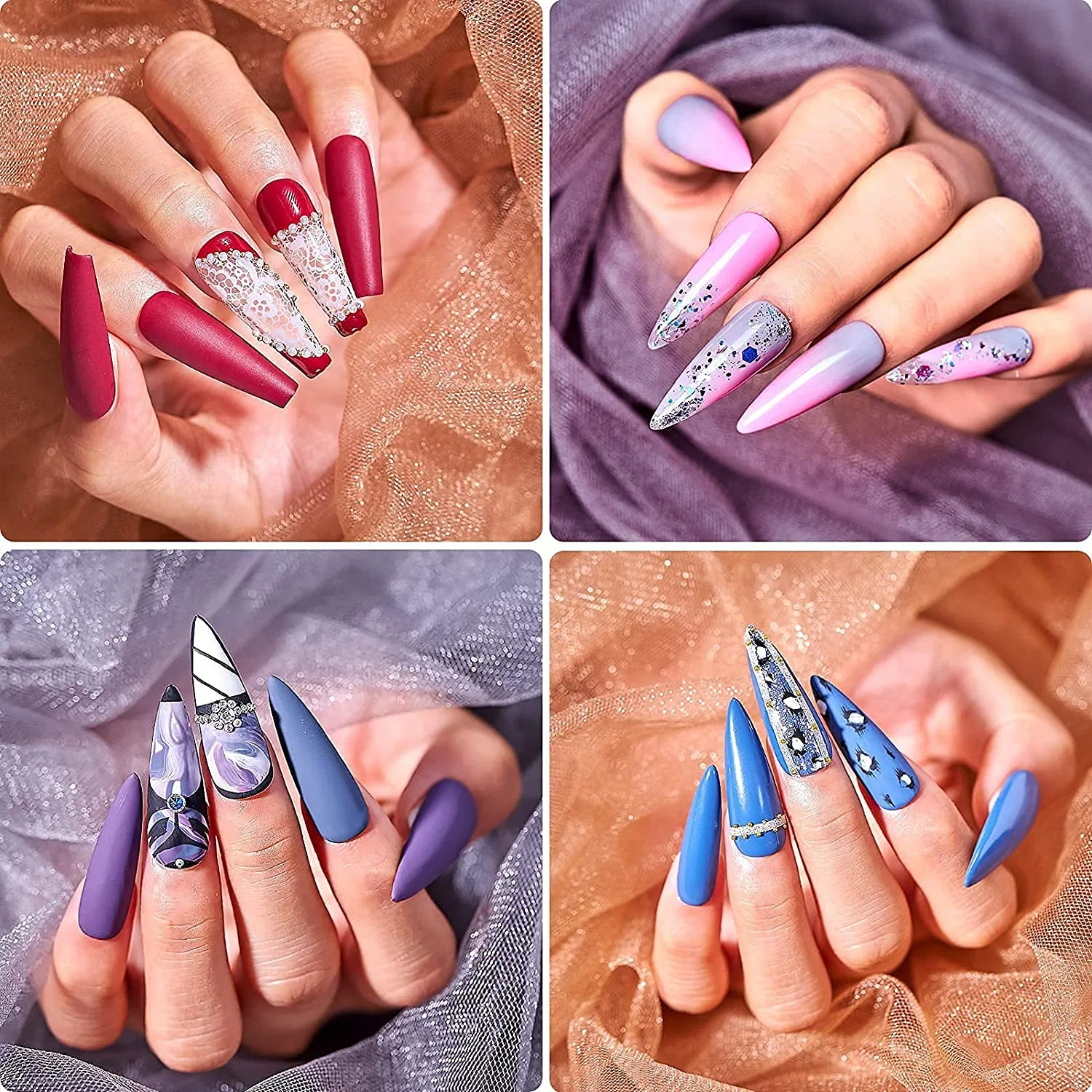 Benutzerdefinierte Logo Nail Art Farbe Pop Acryl Pulver Diamant Dipping Pulver Nail Zubehör Tauchpulver