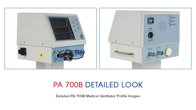 Medical Equipment Portable PA-700b Standard Ventilator for Hospital First-Aid