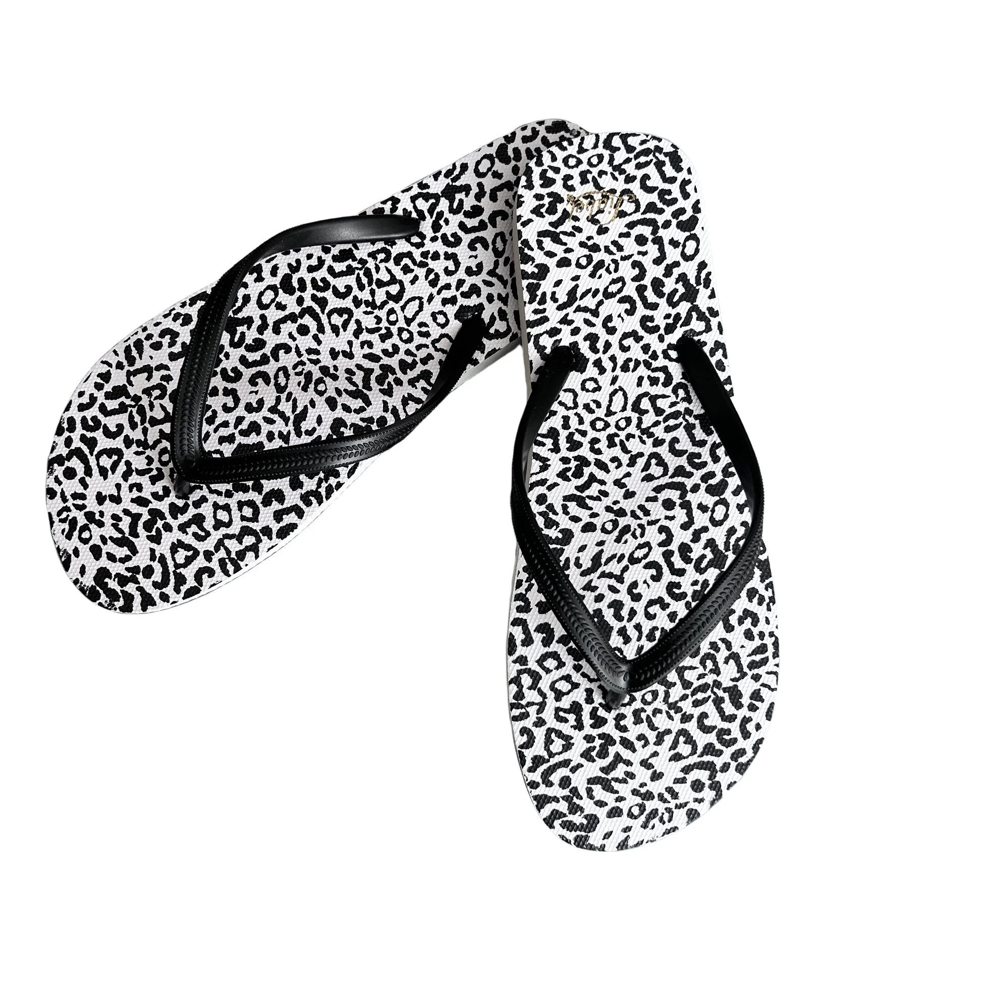 Großhandel Mode Neueste Design Custom Printed Erwachsene Frauen Strand Im Freien Flip-Flops aus PE-Slipper