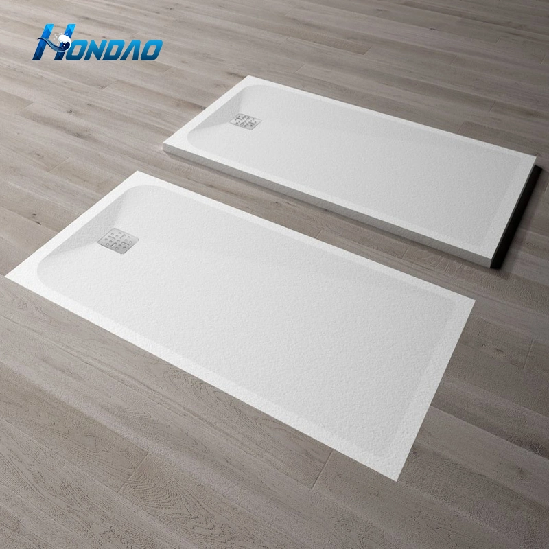 Popular Hot Selling Anti-Slip Waterproof Artificial Stone Shower Base Solid Surface Shower Tray